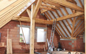 Round Oak attic trusses